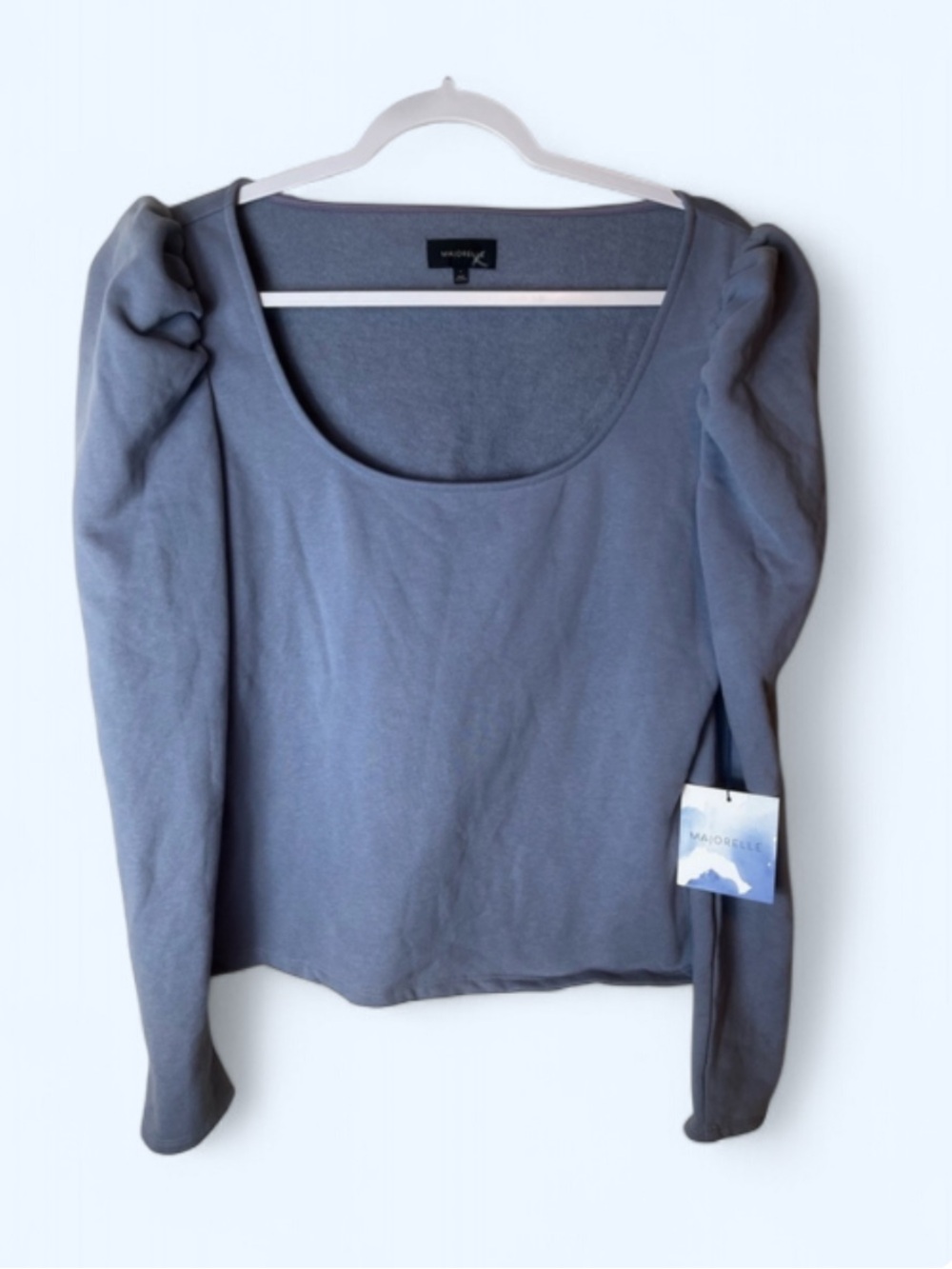 NWT MAJORELLE Puff Sleeve Top Soft Girl Whimsical Regencycore Ballet Size XL